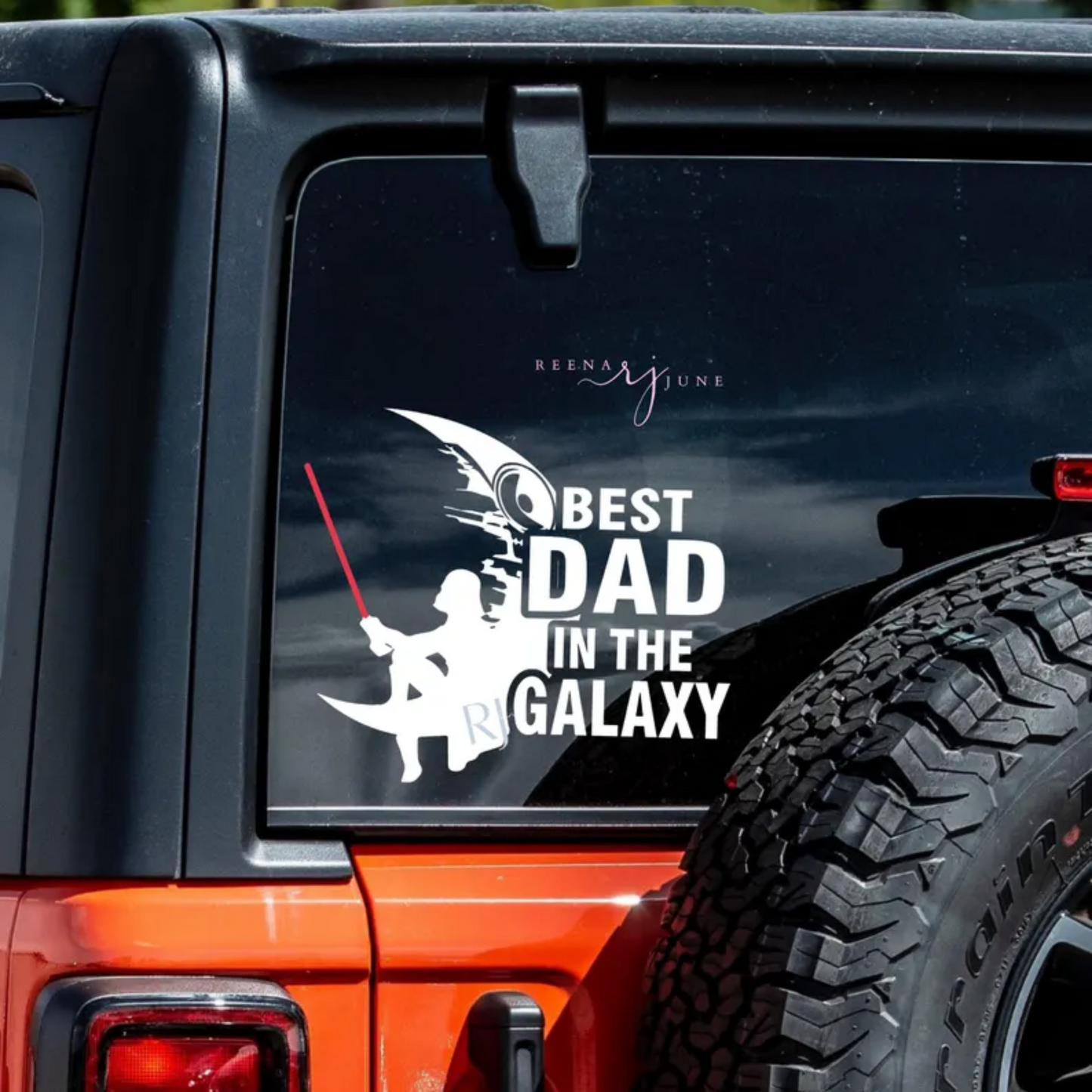 Best Dad Darth Car Decal, Star Wars Waterproof Sticker, Gifts for him, Fathers Day Gifts, Vinyl Stickers, Weatherproof Sticker, Gifts Ideas