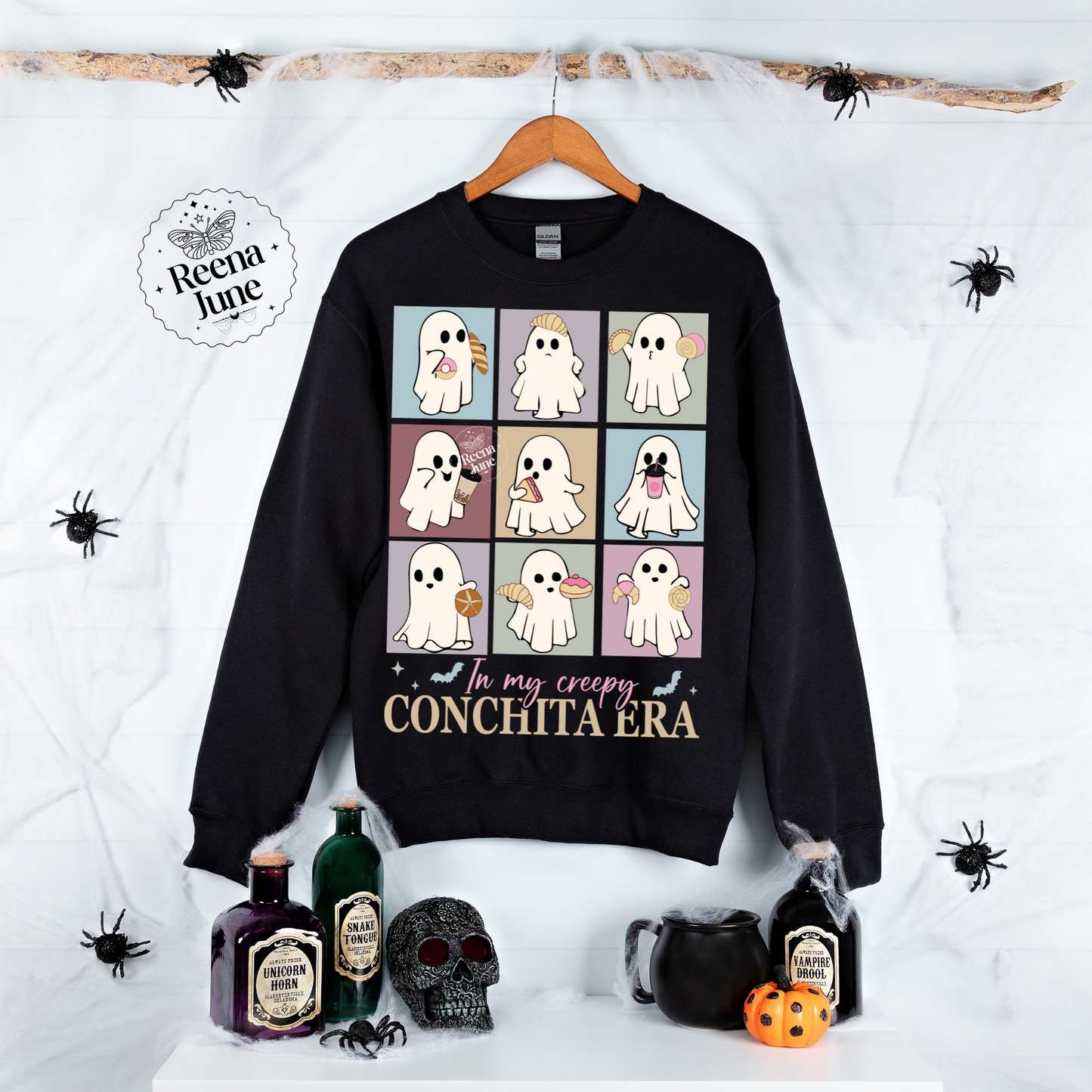 In My Creepy Conchita Era Shirt or Sweatshirt, Funny Halloween Pan Dulce Shirt, Spooky Season Latinx Apparel