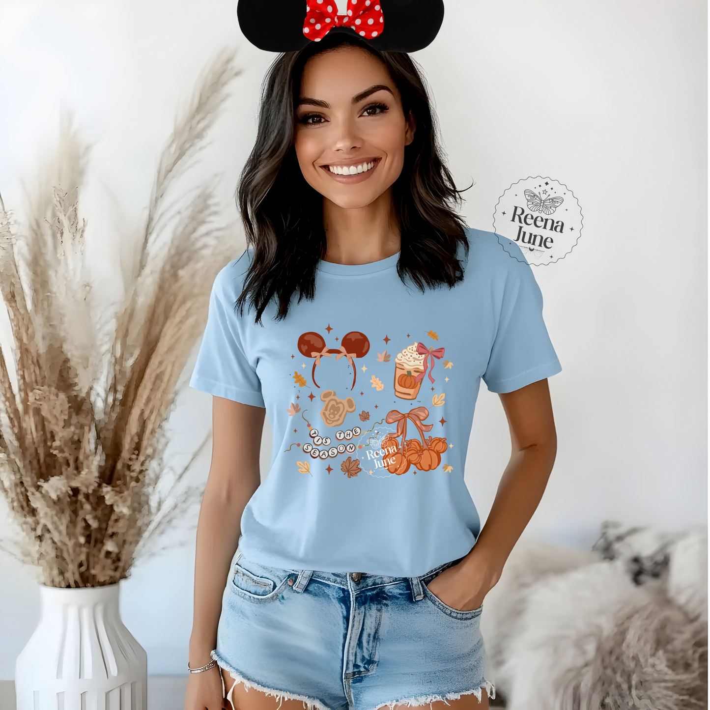 Disney Fall Shirt or Sweatshirt, Cute Mickey Autumn Leaves Graphic Tee, Cozy Disney Thanksgiving Outfit