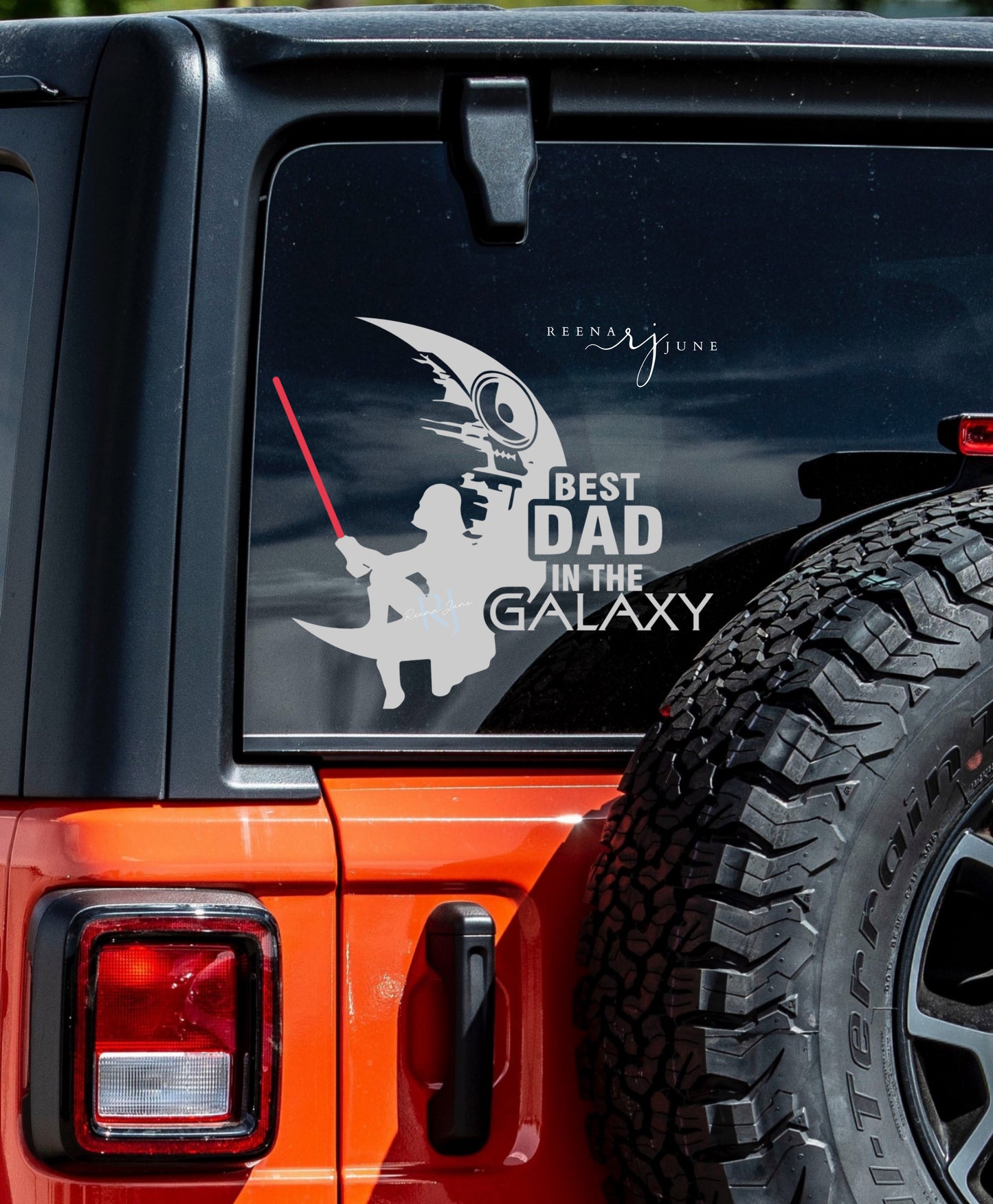 Best Dad Darth Car Decal, Star Wars Waterproof Sticker, Gifts for him, Fathers Day Gifts, Vinyl Stickers, Weatherproof Sticker, Gifts Ideas