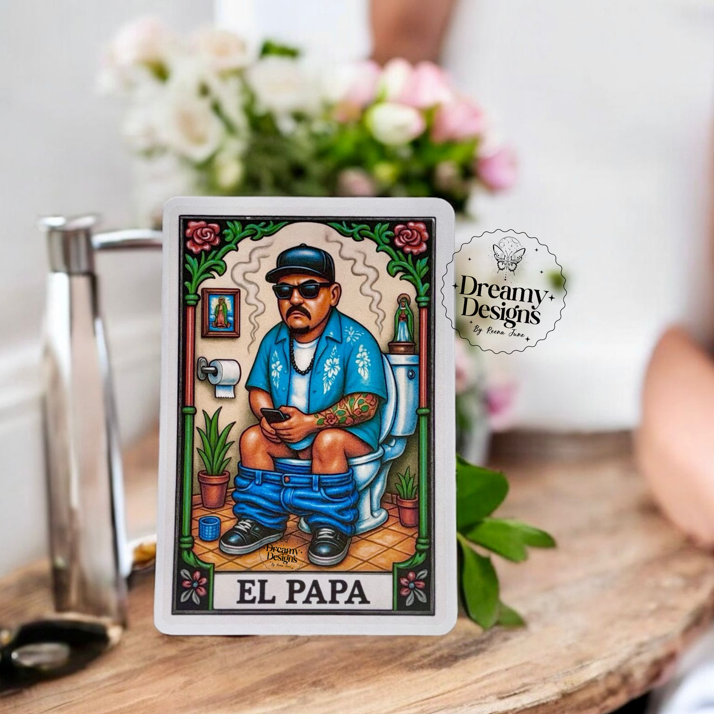 Loteria El Papá Spanish Greeting Card, Funny Cards, Regalos En Espanol, Gifts Ideas, Birthday Cards for Dad