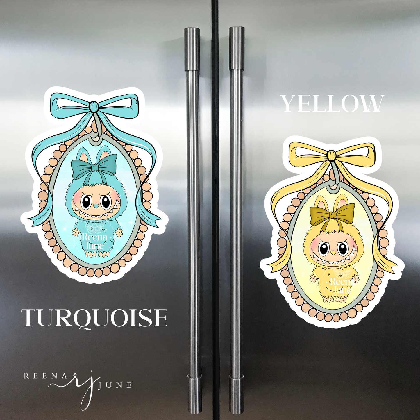 Labubu Monster Doll Magnet - Coquette Refrigerator Magnets - The Monsters - Catch Me If You Like Me - Custom Fridge Magnet - Pop Mart