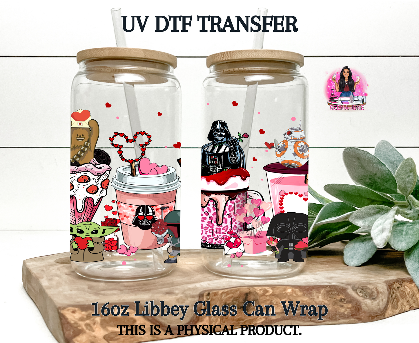 Star Wars Coffee UV DTF Transfer