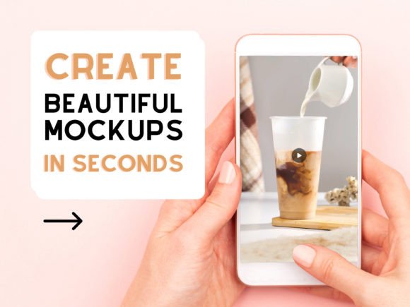 Venti Cold Cup Video Mockup