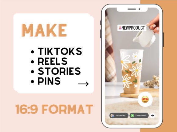 Venti Cold Cup Video Mockup