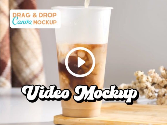Venti Cold Cup Video Mockup