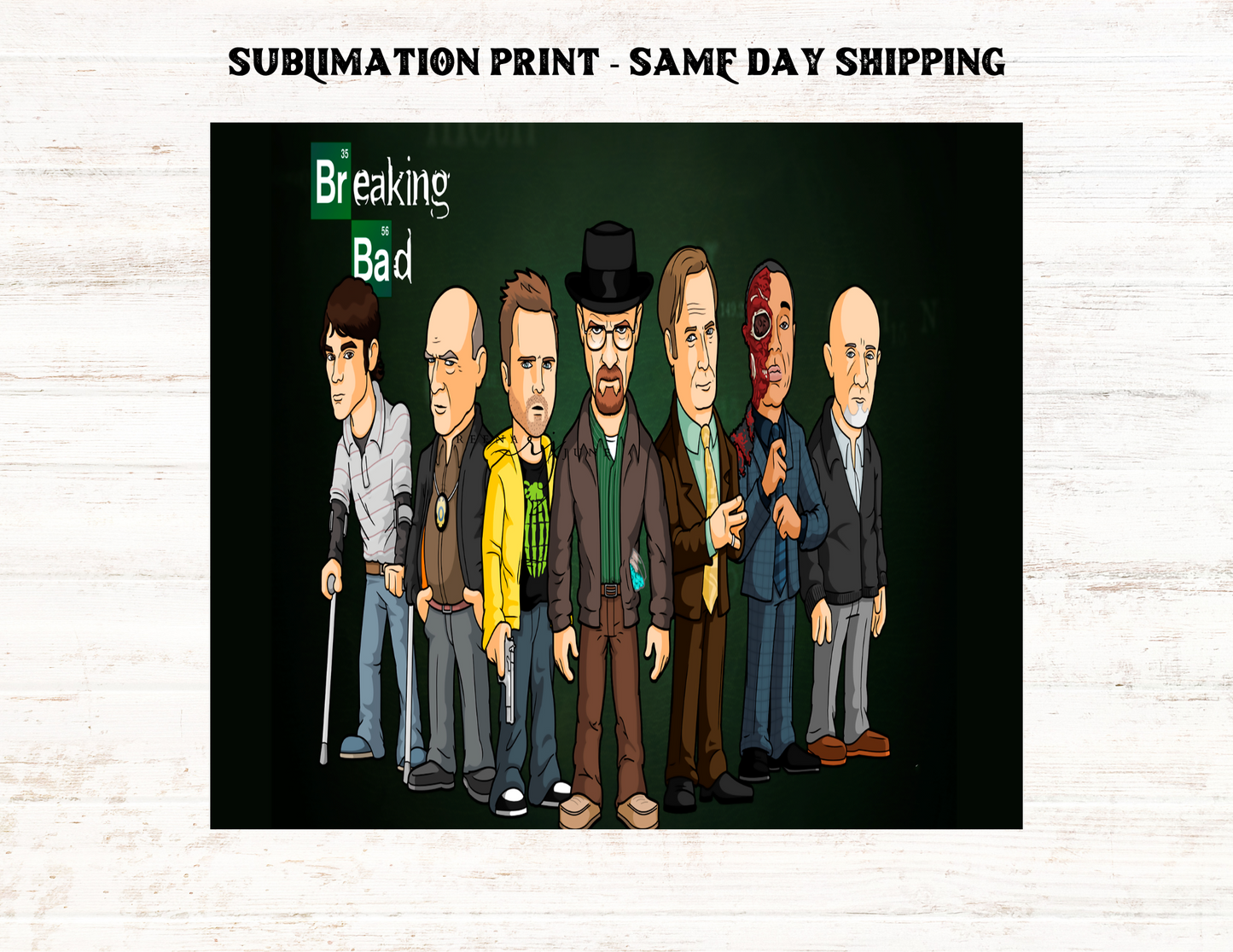 Breaking Bad 20oz Skinny Tumbler Sublimation