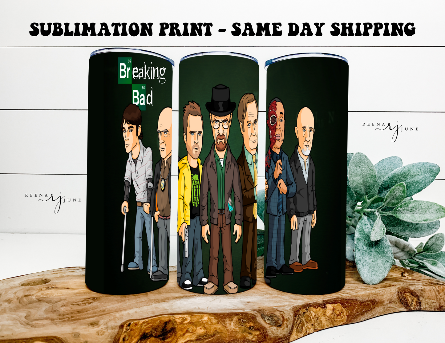 Breaking Bad 20oz Skinny Tumbler Sublimation