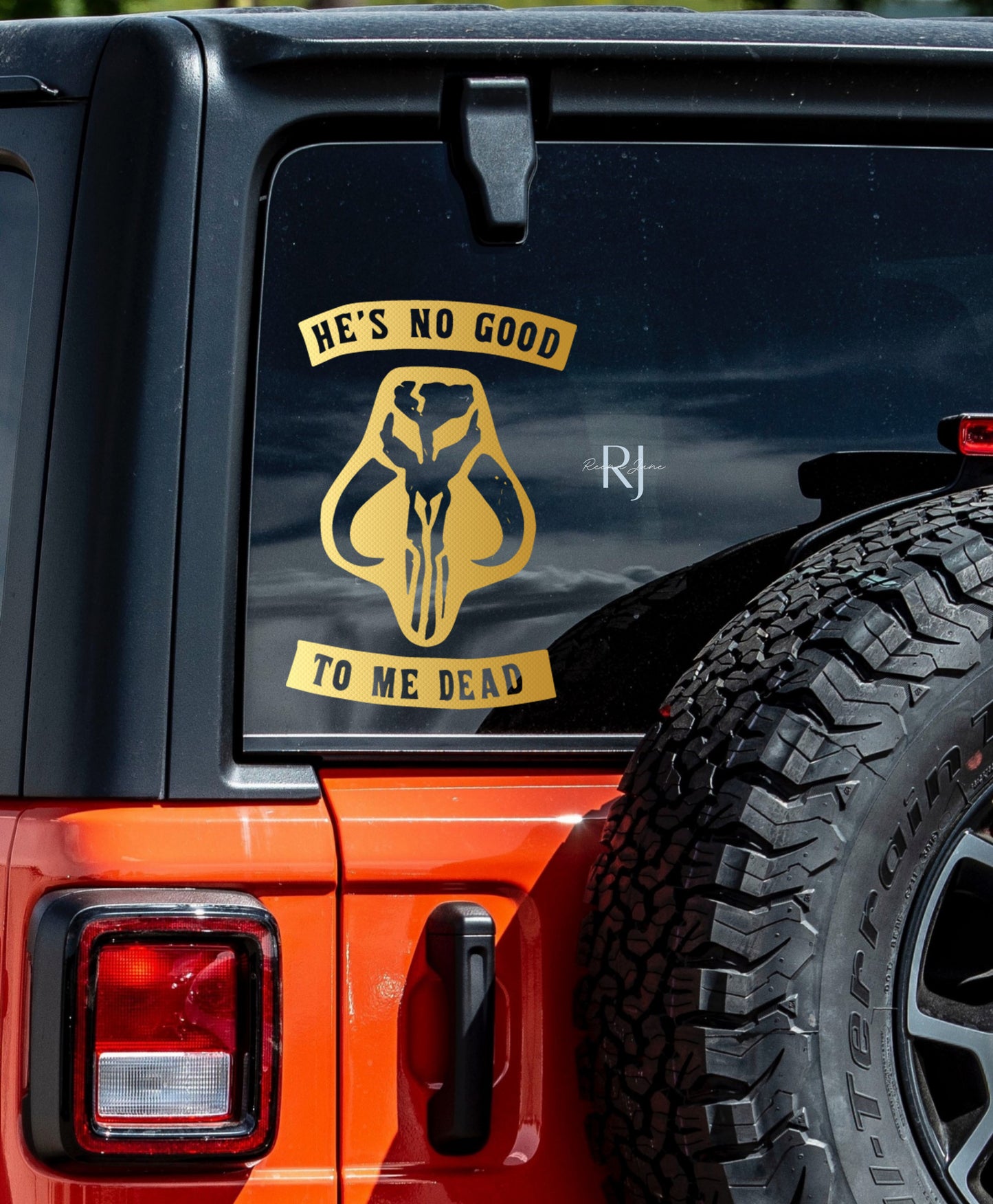 Boba Fett StarWars Vinyl Sticker, Car Decal, Star wars Sticker