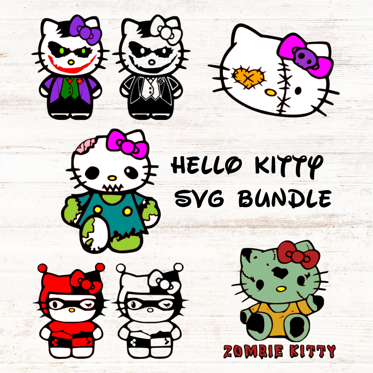 Hello Kitty Halloween SVG