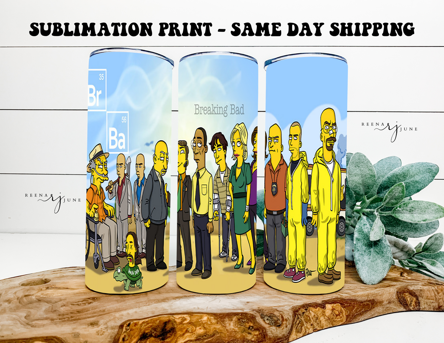 Breaking Bad 20oz Skinny Tumbler Sublimation