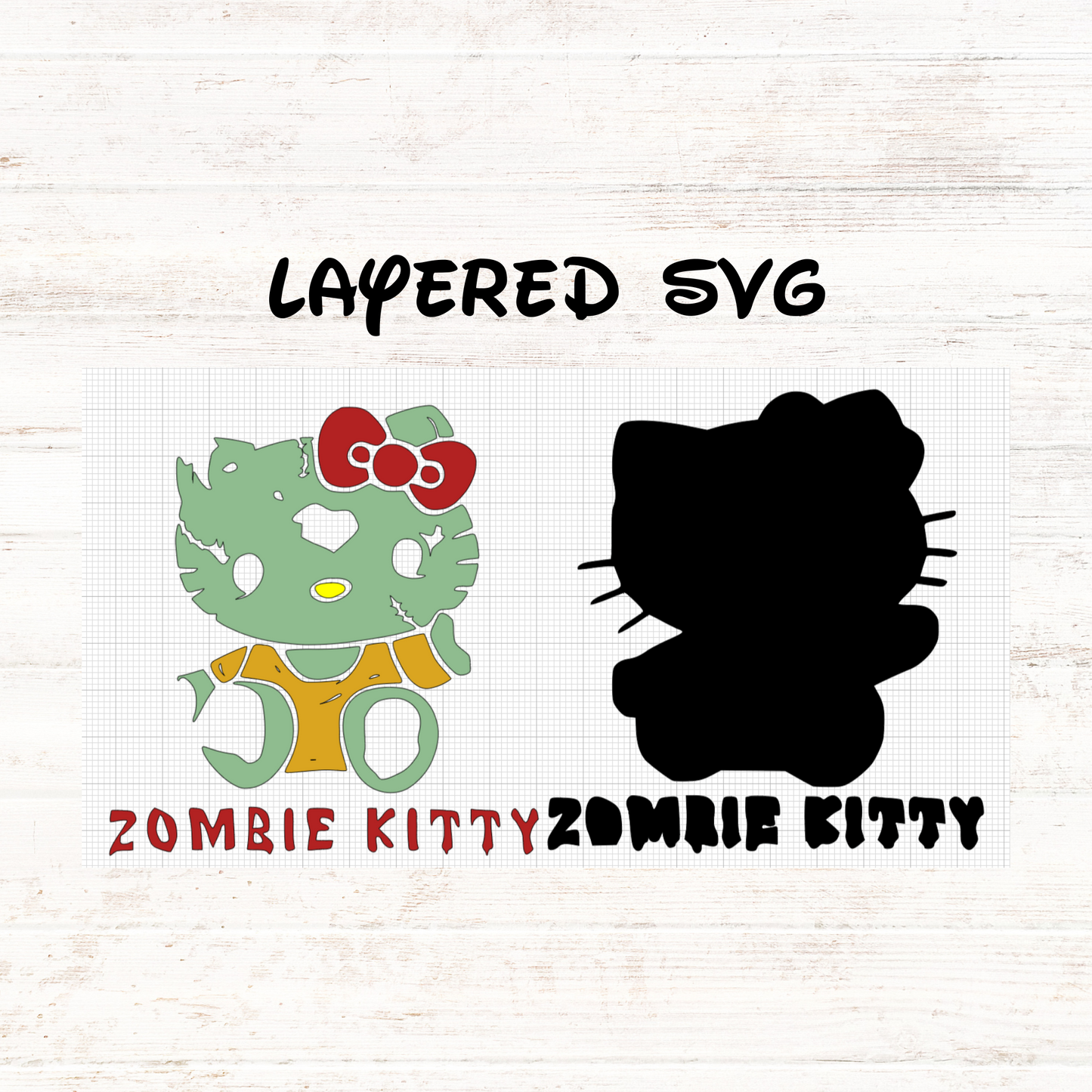 Hello Kitty Halloween SVG