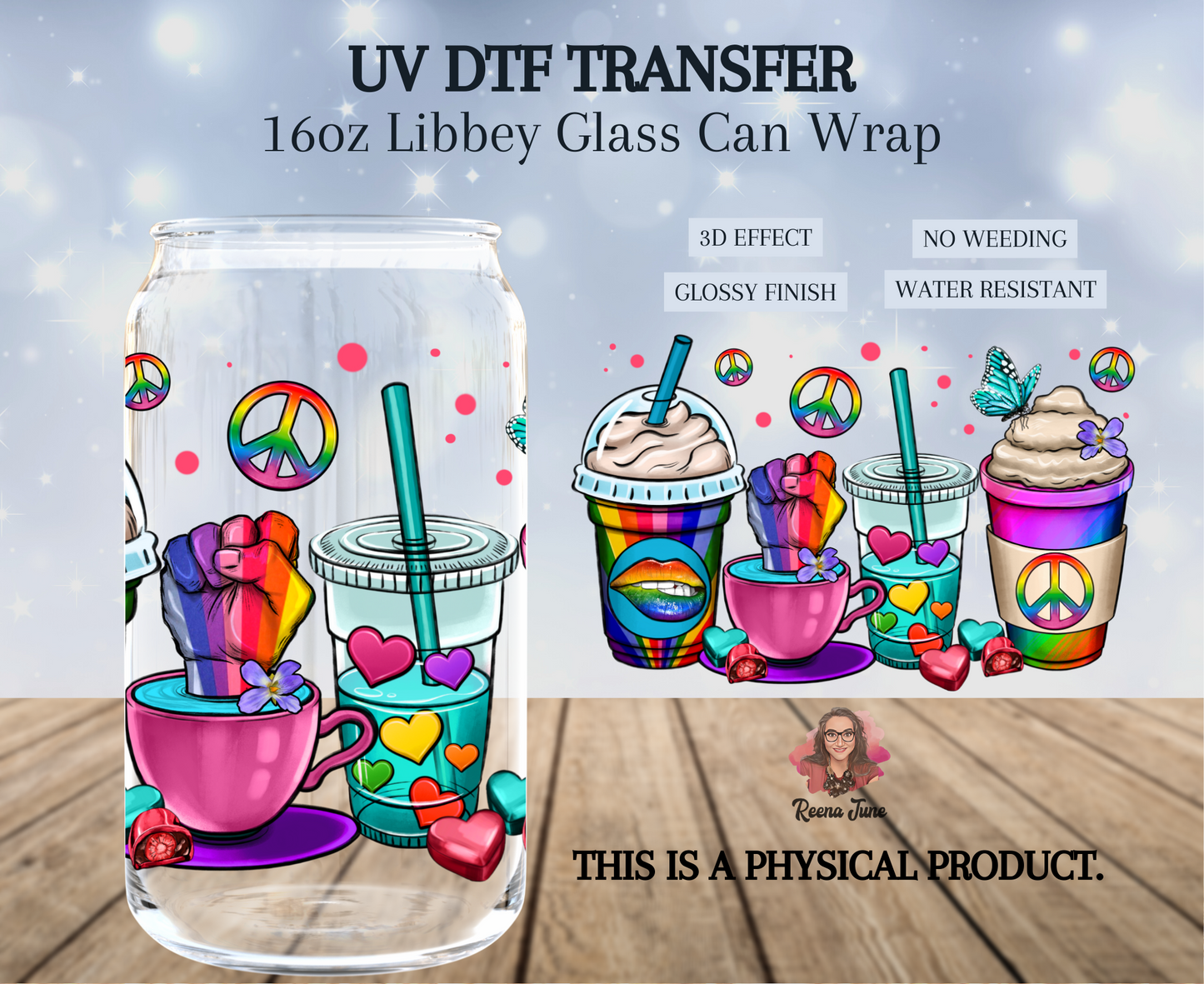 LGBTQ - Pride Month UV DTF Transfer