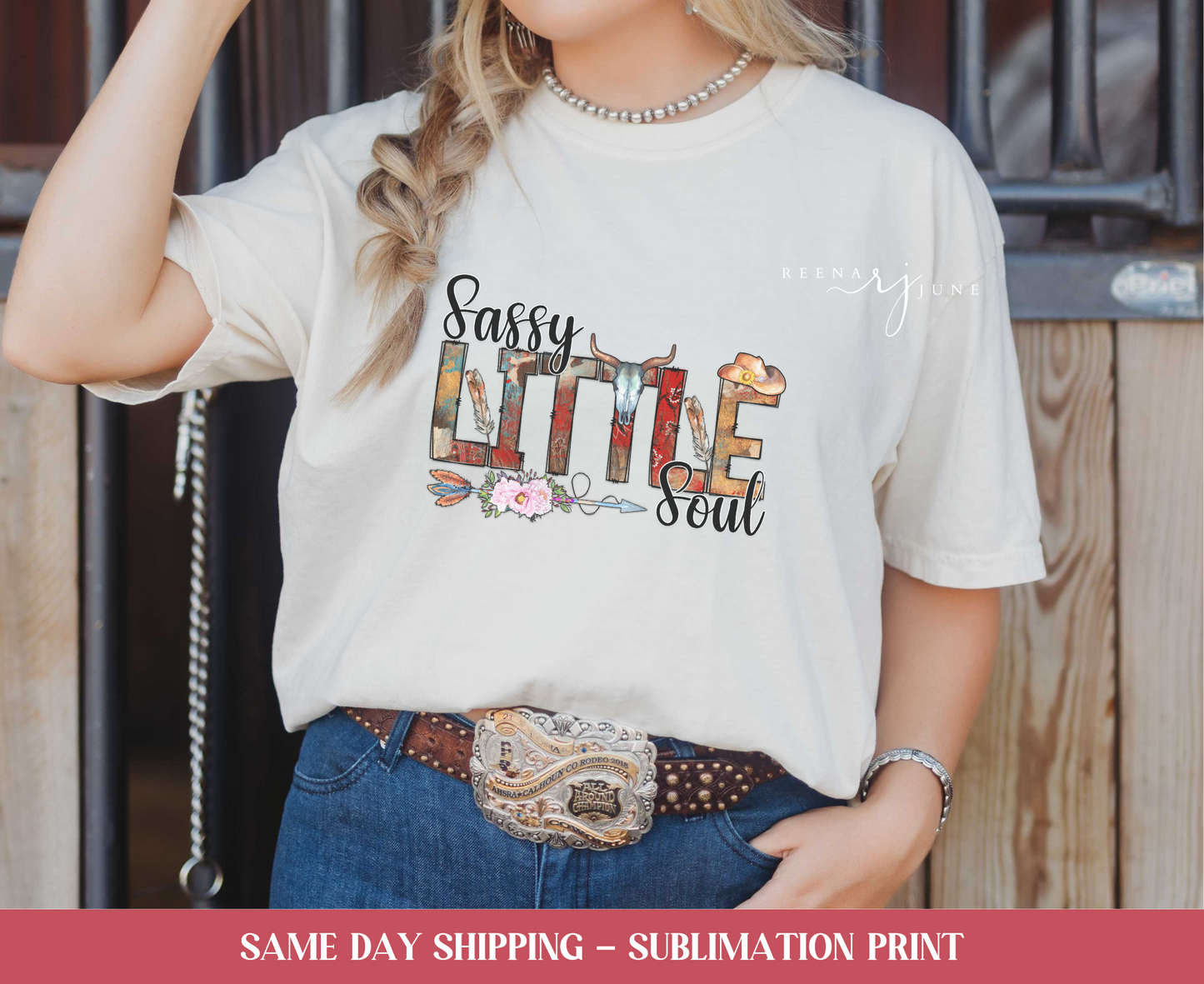 Little Sassy Soul - Western Sublimation Print