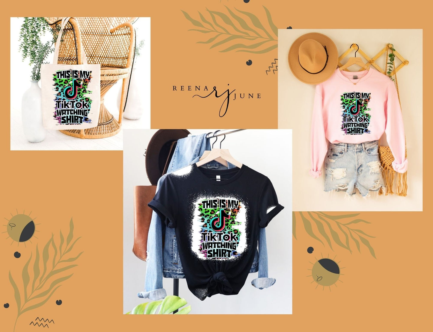 This is my Tik Tok watching shirt Sublimation Heat Transfer