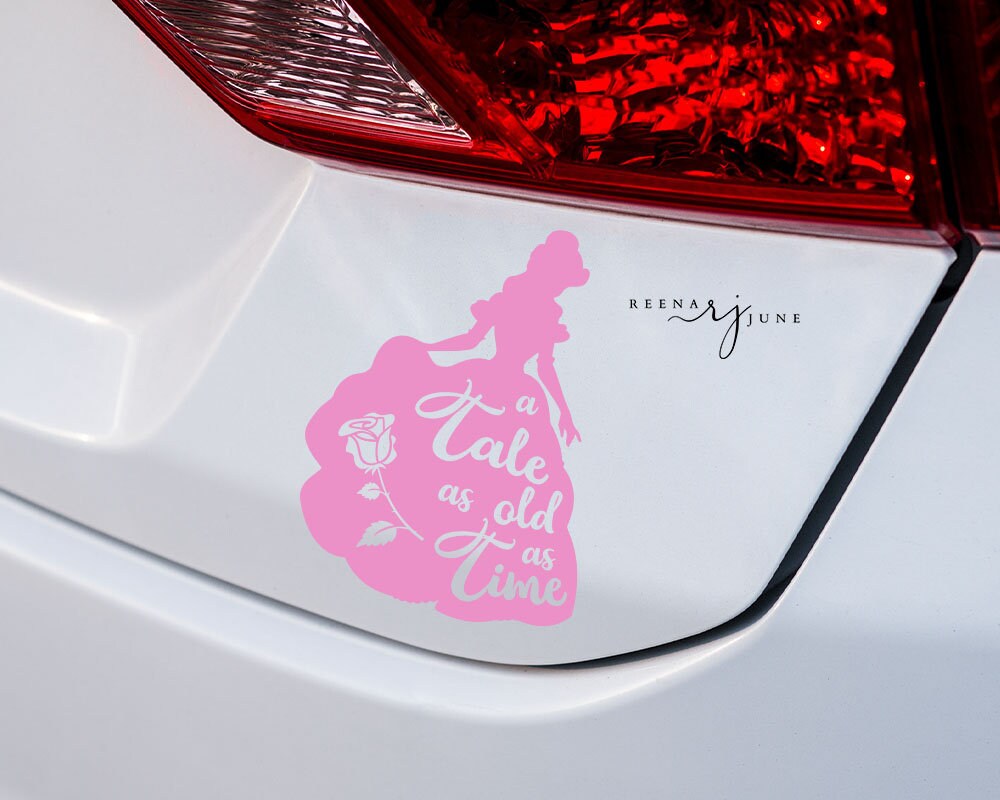 Tale As Old As Time Car Decal