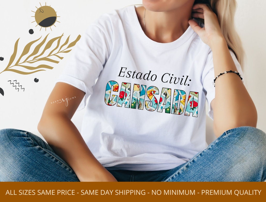 Estado Civil Cansada Sublimation Heat Transfer