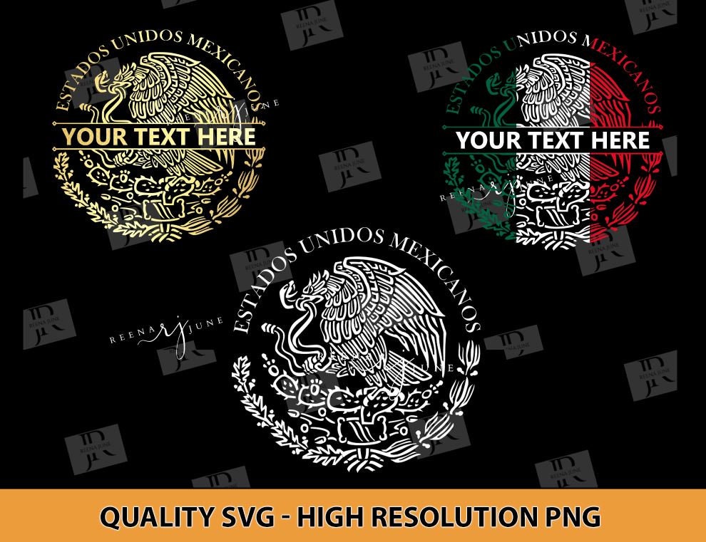 Monogram Hecho en Mexico Svg Bundle