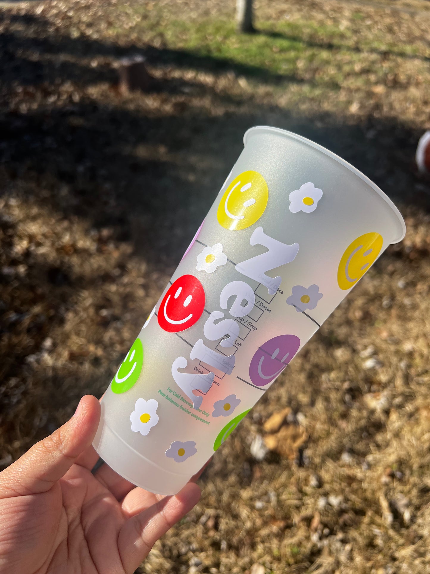 Be Happy Starbucks Cold Cup