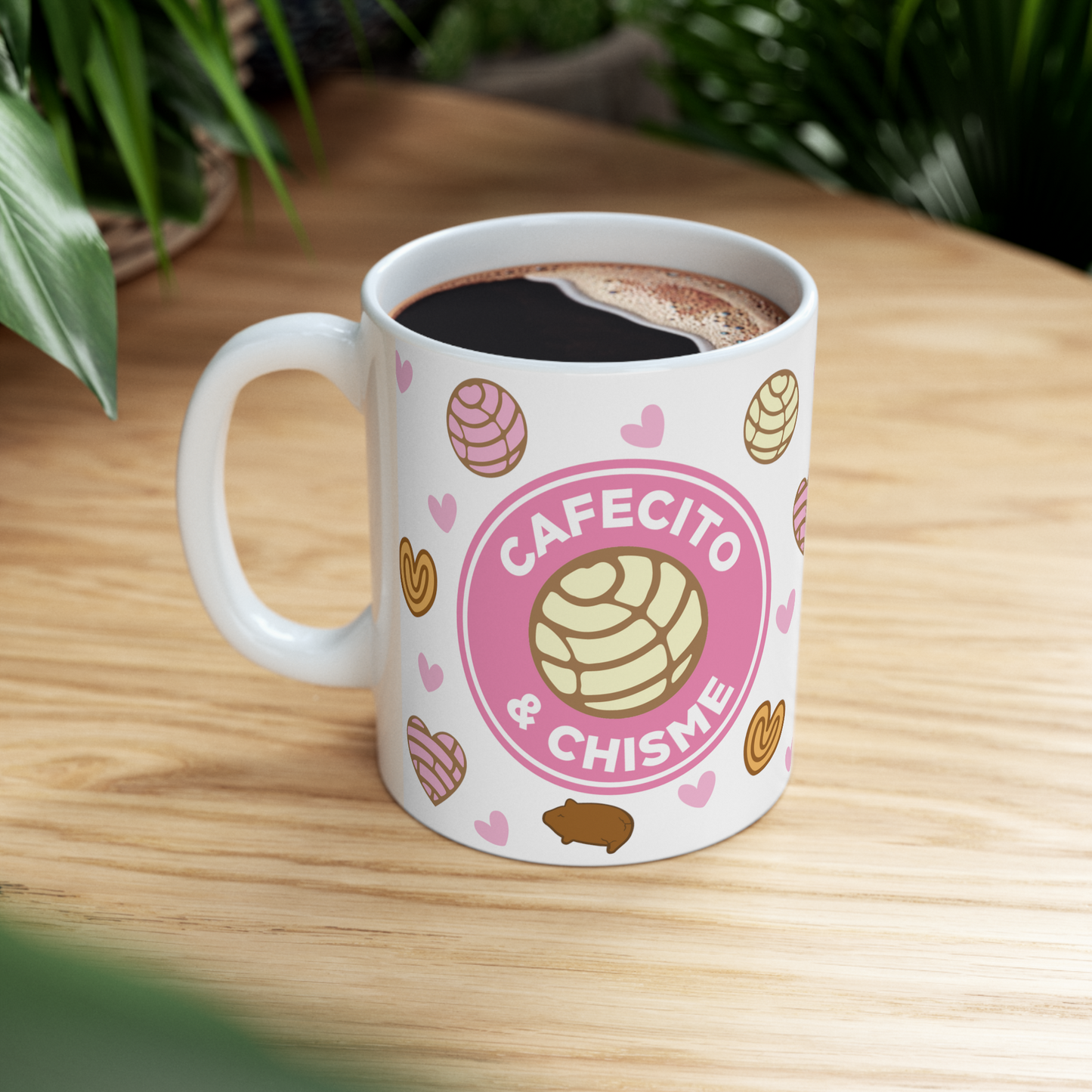 Cafecito Y Chisme Sublimation Mug Wrap