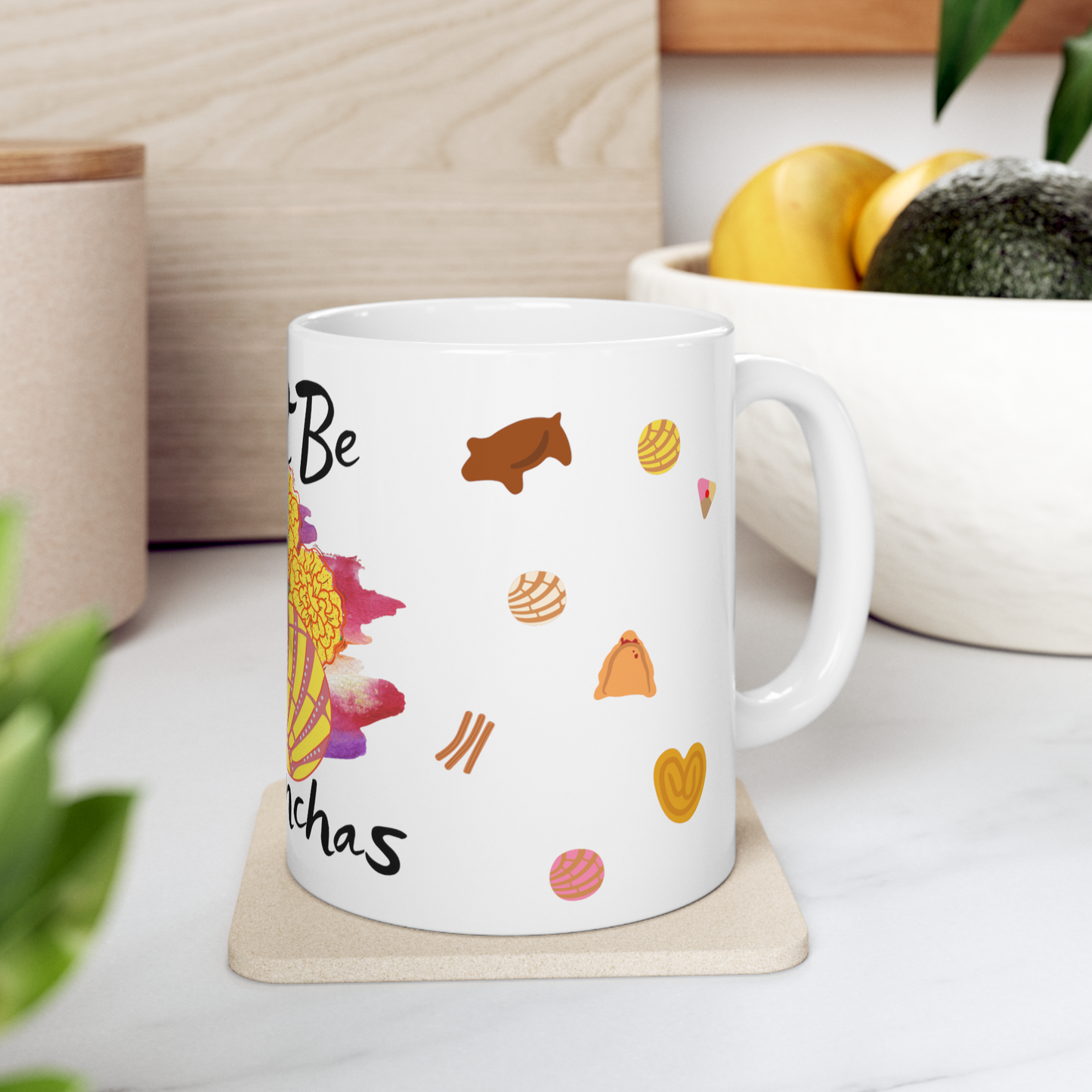 Don't Be Self Conchas Sublimation Mug Wrap