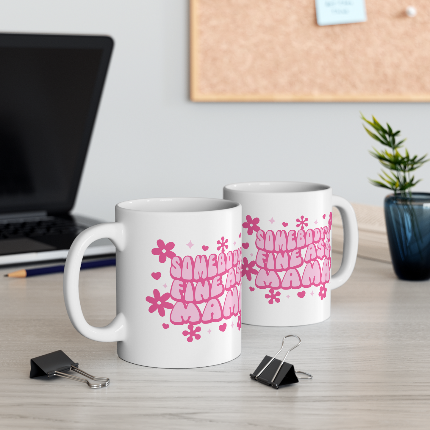 Sombody's FineAss Momma Sublimation Mug Wrap