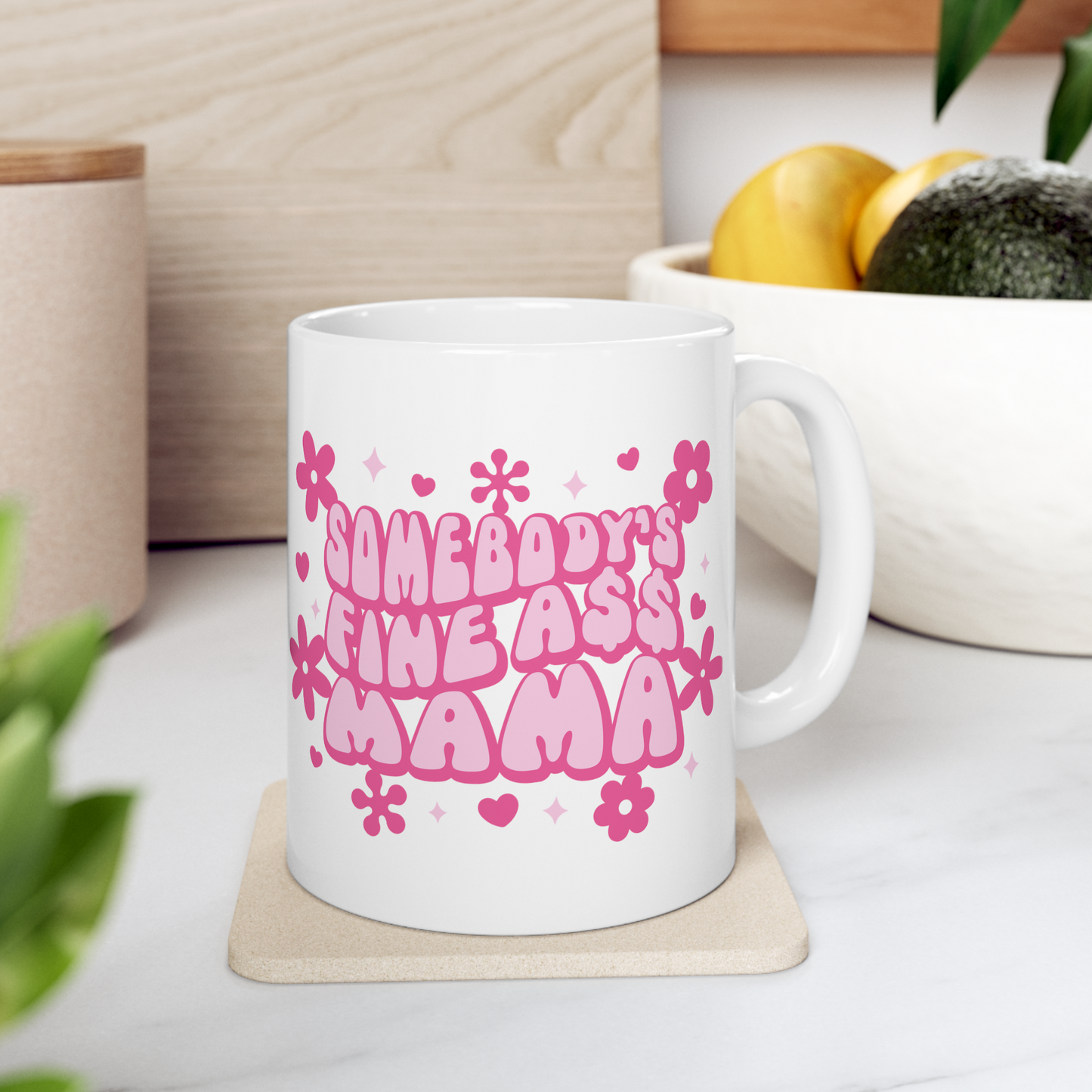 Sombody's FineAss Momma Sublimation Mug Wrap