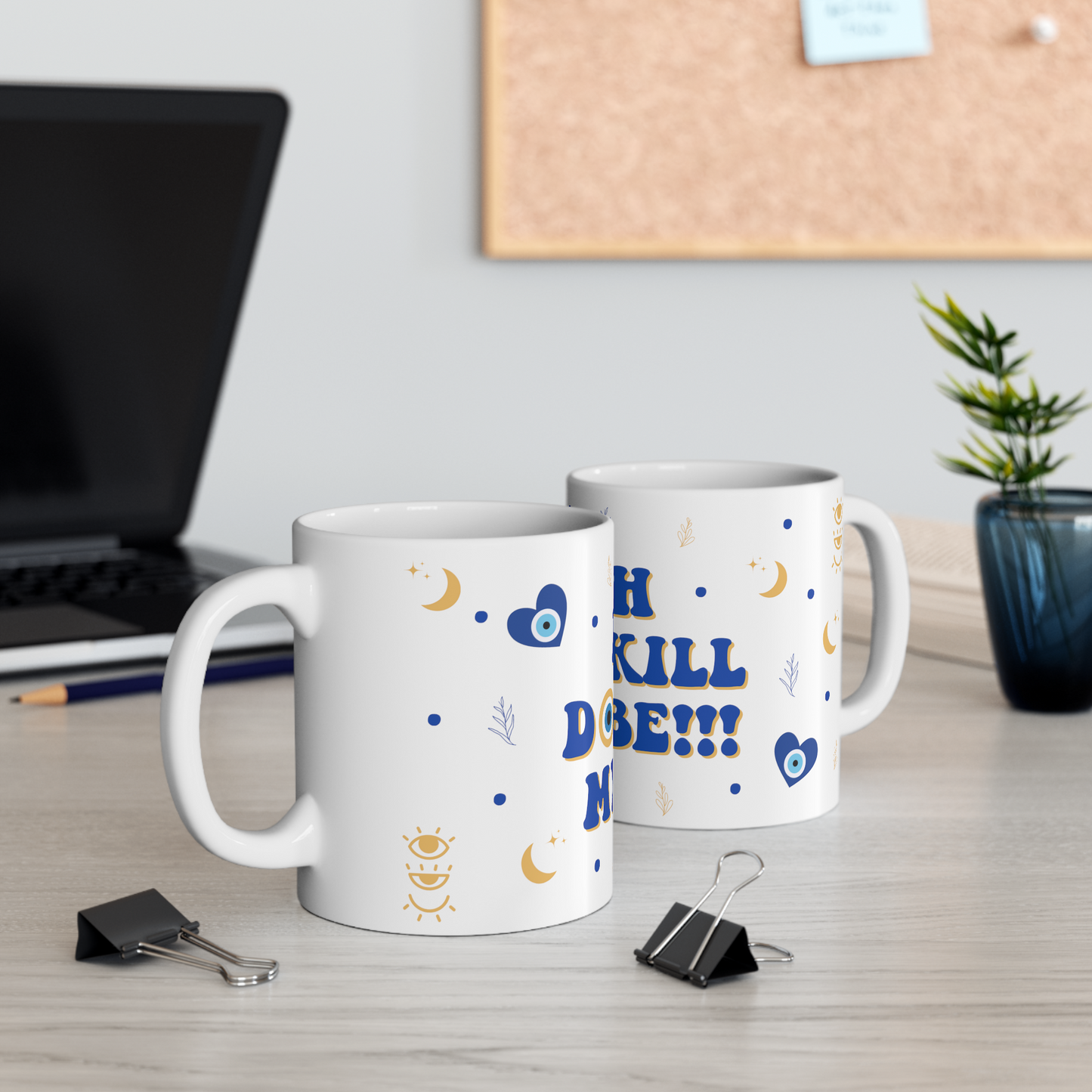 Evil Eye - Don't Kill My Vibe Sublimation Mug Wrap