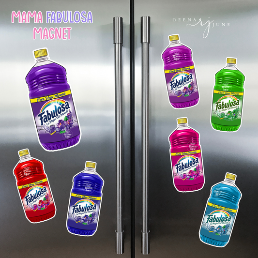 Fabulosa Mamá Magnet – Funny Gift for Latina Mom, Cute Spanish Fridge Decor
