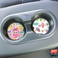 Labubu Car Coasters, Labubu Doll Car Accessories, Cute Car Decor, New car gift, Trending Gift