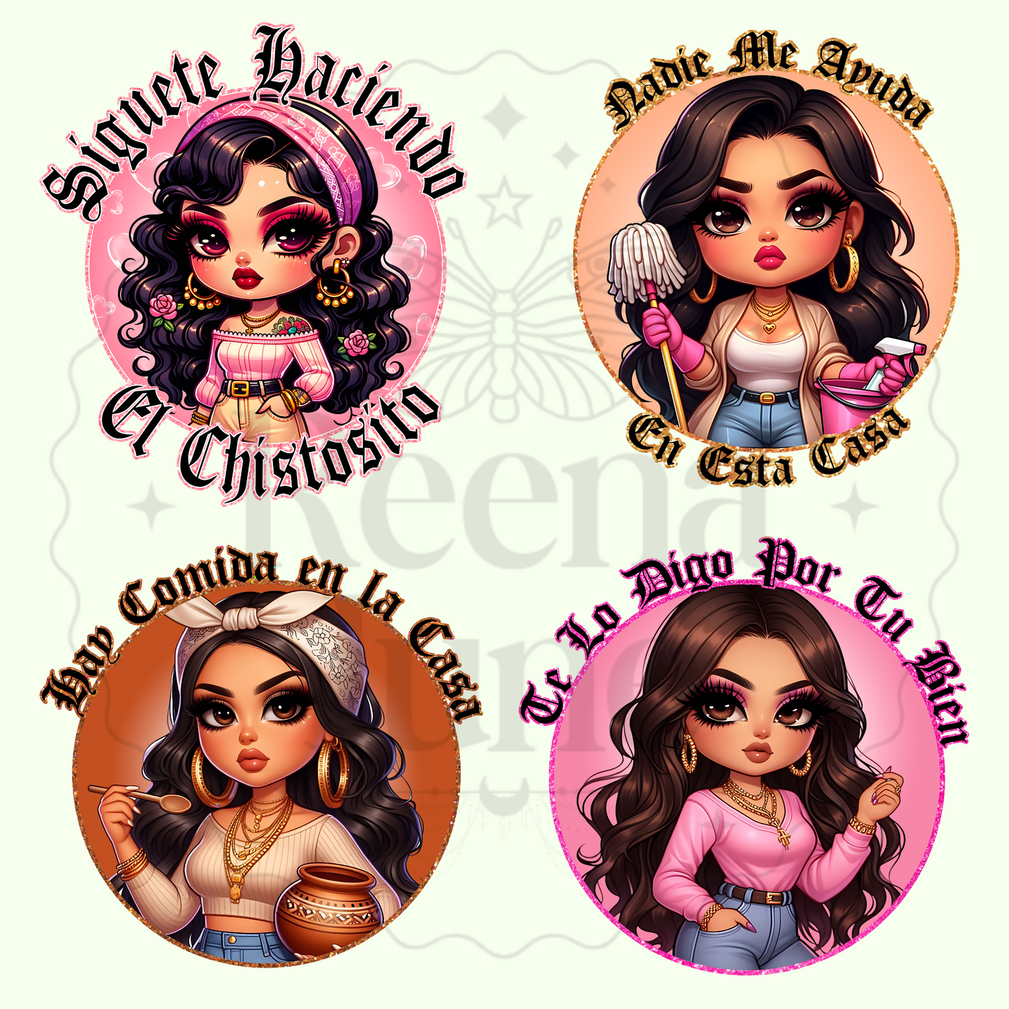 Funny Latina Mom Phrase Magnets – Cute Spanish Sayings Gifts for Mom, Friends, Spanish Kitchen Decor