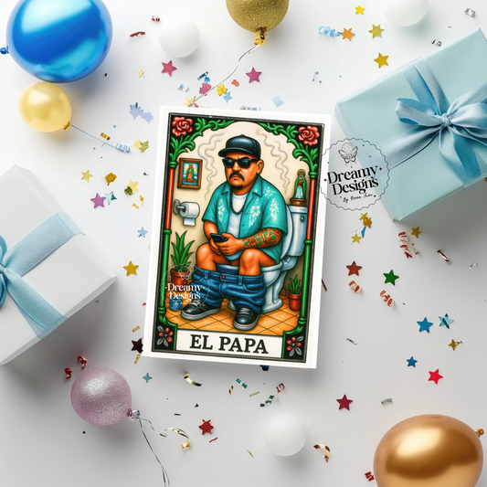 El Papa Greeting Card In Spanish, Funny Cards, Regalos En Espanol, Gifts Ideas, Birthday Cards for Dad