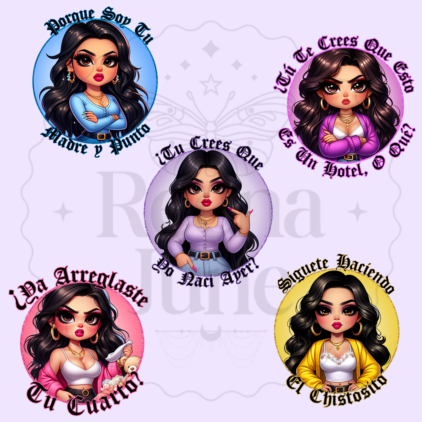Funny Latina Mom Phrase Magnets – Cute Spanish Sayings Gifts for Mom, Friends, Spanish Kitchen Decor