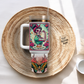 Chingona Catrina 40oz Tumbler Wrap Digital Download, Mexican Catrina Cup Wrap, Dia de Muertos Digital File, Mexican Png Image