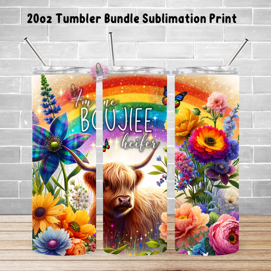 Pride Highland Cow Tumbler Wrap, Ice Cream Sublimation Transfer, Pride Flags Sub Transfer, Pride Month Designs, LGBTQ Pride Ready to Press Transfer Prints, Cut Cow Designs