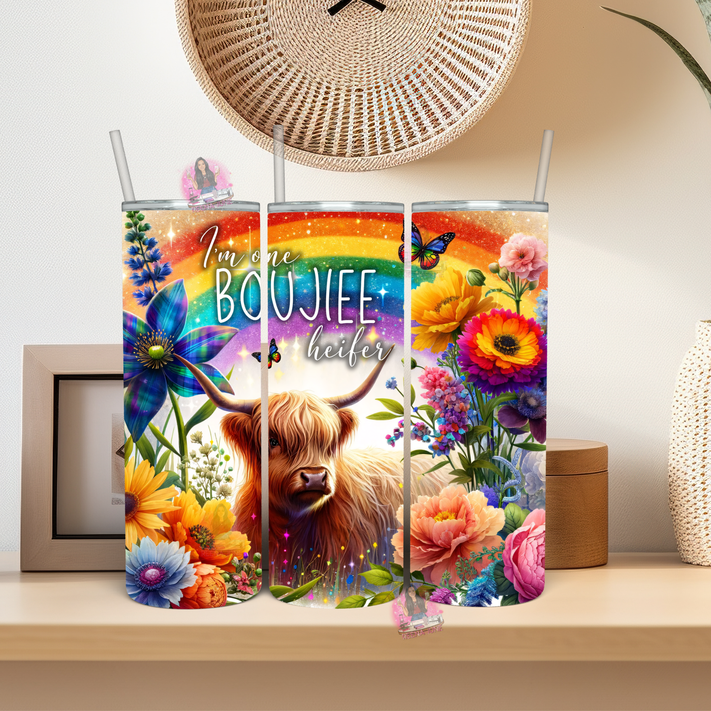 Pride Highland Cow Tumbler Wrap, Ice Cream Sublimation Transfer, Pride Flags Sub Transfer, Pride Month Designs, LGBTQ Pride Ready to Press Transfer Prints, Cut Cow Designs