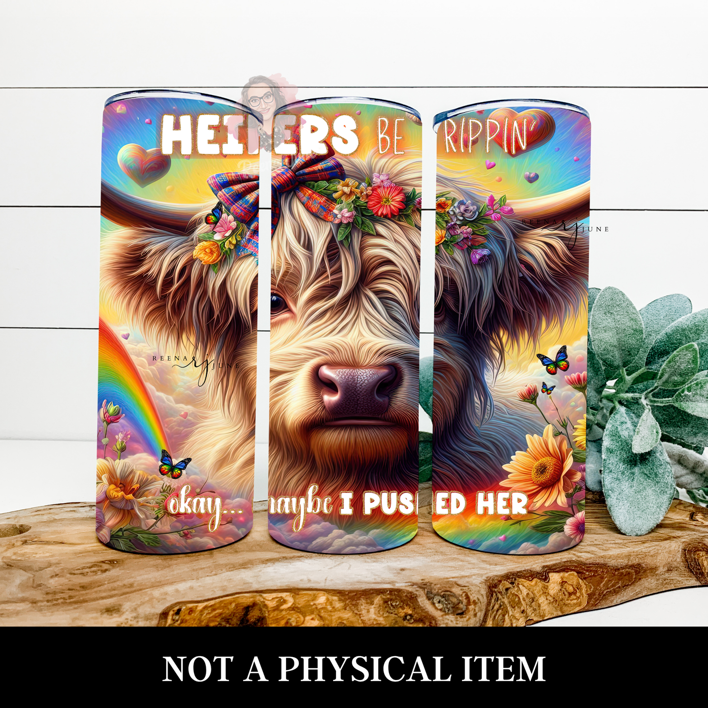 Pride Tumbler Wrap PNG, 20 oz Skinny Sublimation Design, LGBTQ+ Equality Love Rainbow Wrap, Out and Proud Gift, Pride Month Digital Download