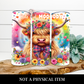 Pride Tumbler Wrap PNG, 20 oz Skinny Sublimation Design, LGBTQ+ Equality Love Rainbow Wrap, Out and Proud Gift, Pride Month Digital Download