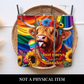 Pride Tumbler Wrap PNG, 20 oz Skinny Sublimation Design, LGBTQ+ Equality Love Rainbow Wrap, Out and Proud Gift, Pride Month Digital Download