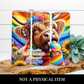 Pride Tumbler Wrap PNG, 20 oz Skinny Sublimation Design, LGBTQ+ Equality Love Rainbow Wrap, Out and Proud Gift, Pride Month Digital Download