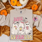 Aqui EsPanTan Mexican Pan Ghost Themed Crewneck Sweatshirt, Pantasmas Halloween Outfit, Fall Fashion, Unisex Sweatshirt, Cute Sweatshirt, Ghost Lover Gifts