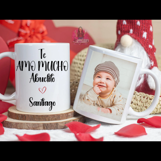 Custom Ultrasound Mug – Personalized Sonogram Mug – Pregnancy Announcement Gift – New Mom or Dad Gift – Baby Reveal Coffee Cup - First Father's Day - Gifts for Grandparents (Copy)