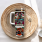 Chicana 40oz Tumbler Wrap Digital File, Rose Tattoo Style PNG Design, Lowrider Tumbler Wrap