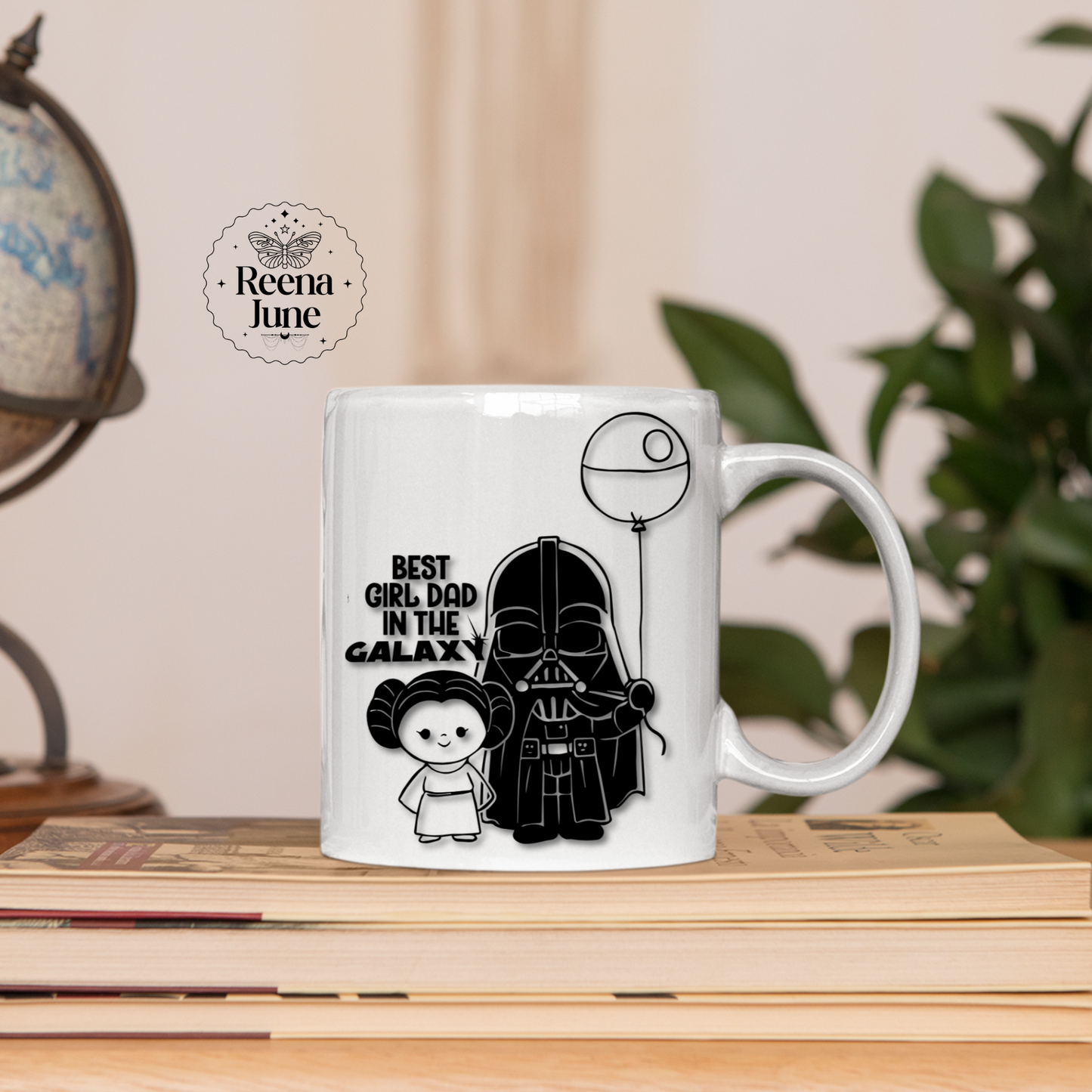 Best Girl Dad Darth Vader Coffee Mug, Star Wars Accessories, Father's Day Gifts, Daddy's Princess Mug