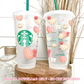24oz Starbucks Style Venti Cup PNG - Mexican-inspired Sublimation & UV DTF Printable - Personal or commercial use