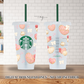 24oz Starbucks Style Venti Cup PNG - Mexican-inspired Sublimation & UV DTF Printable - Personal or commercial use