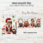 Harry Potter Christmas 16oz Libby Glass Wrap PNG