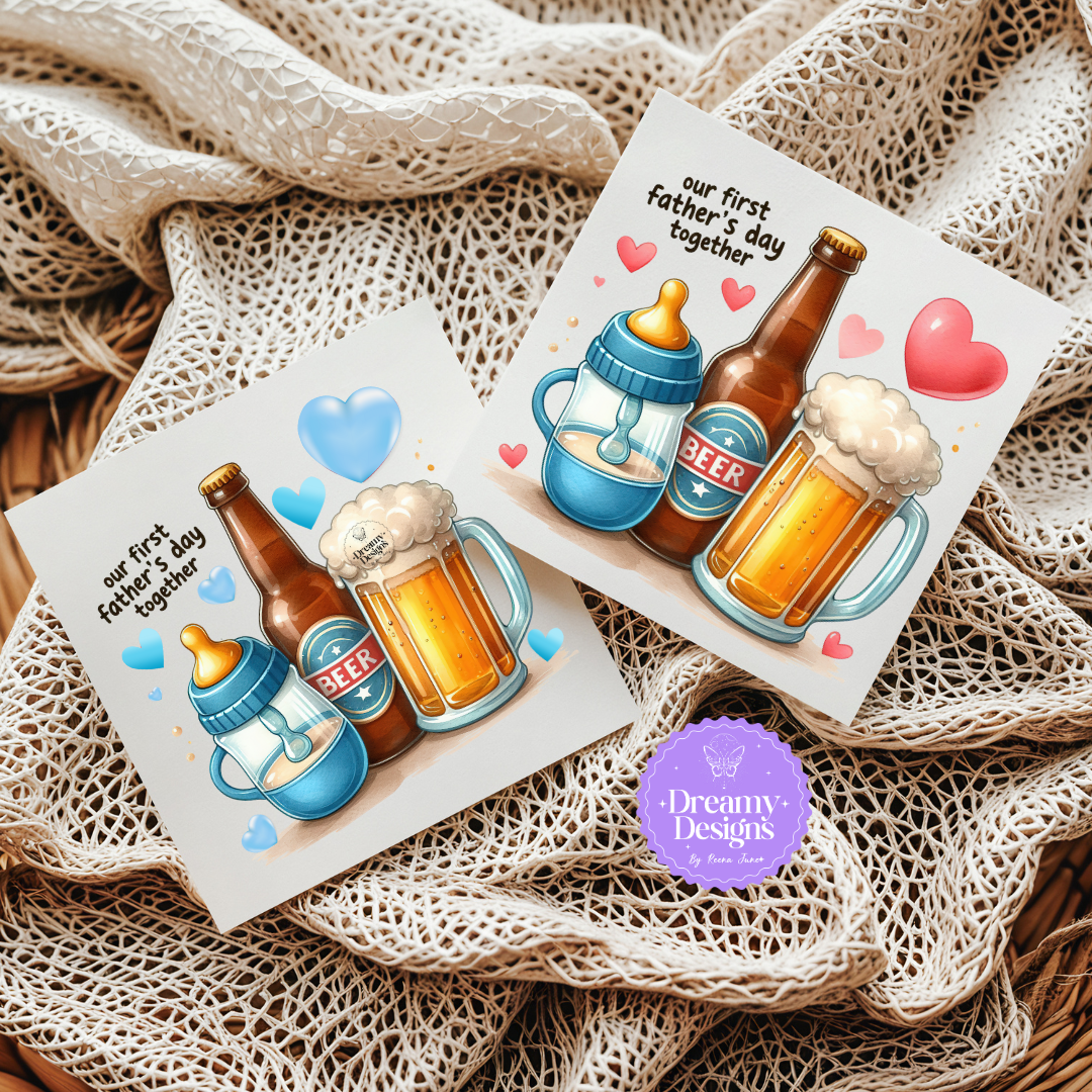 First Father's Day Gift, Greeting Card, Father's Day Gifts, Gifts for Him, Best Dad Ever, Gift for Dad, first father's day gift, Daddy to be