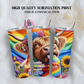 Pride Highland Cow Tumbler Wrap, Ice Cream Sublimation Transfer, Pride Flags Sub Transfer, Pride Month Designs, LGBTQ Pride Ready to Press Transfer Prints, Cut Cow Designs