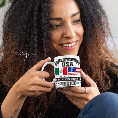 Mexican American Ceramic Mug